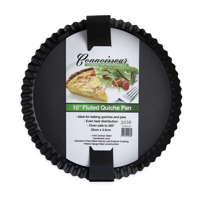 Connoisseur Fluted Loose Base Quiche Pan 10"